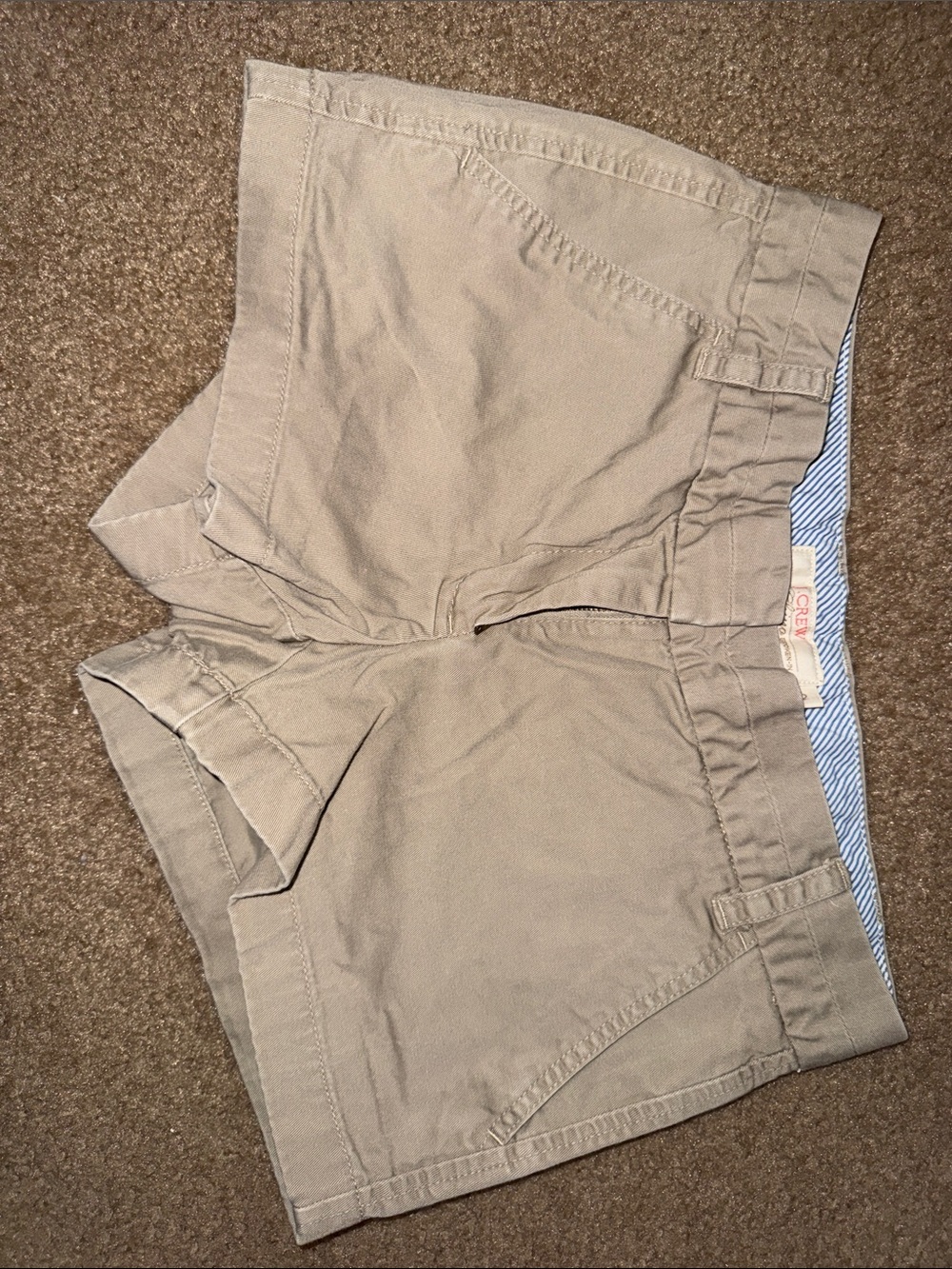 J. Crew Women's Tan/Khaki Cotton Shorts Size 2